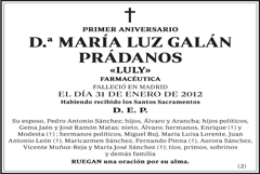 María Luz Galán Prádanos